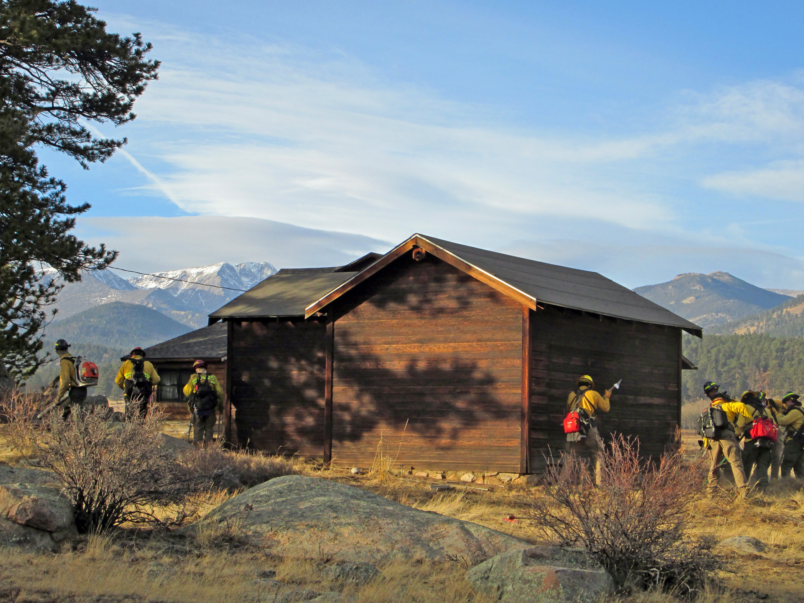 Home and surrounding property receiving fuels work